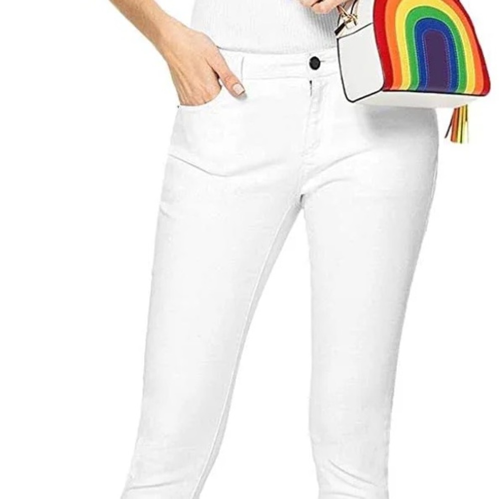 Michael Kors NWT Wrapped in Plastic Rainbow Half Moon Crossbody MSRP: $348.00 - Picture 2 of 14